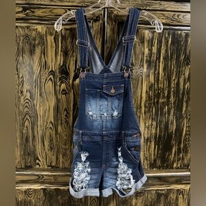 Overall shorts